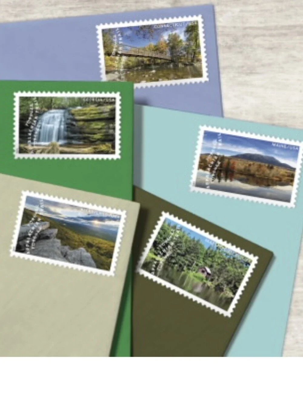 75 The Appalachian Trail USPS Forever Stamps Wedding Invitations Save The Date